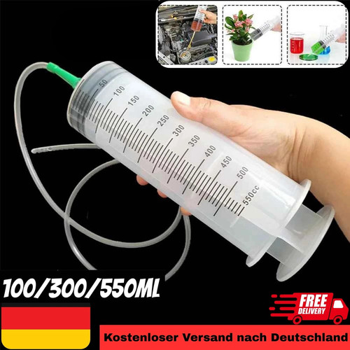 Große spritze mit schlauch - große,